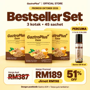 [ 10.10 Bestseller Set ] - 3 Eaze + 1 Gaztro Oil